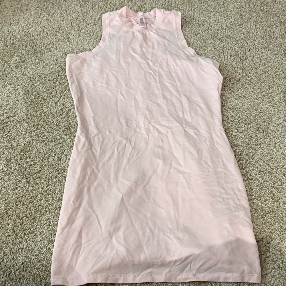 SKIMS Pink Mini Dress